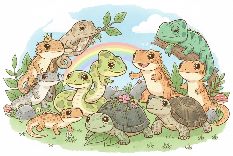 爬虫類供養のイメージ