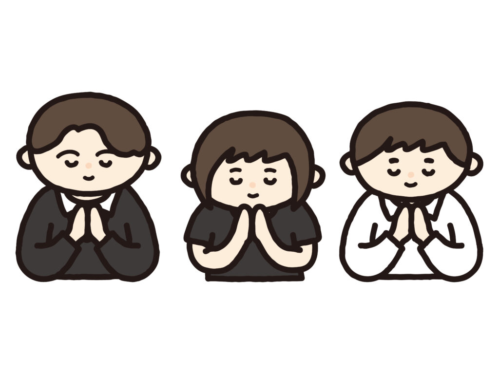 友人と共に過ごす最後のお別れの時間